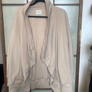 ABERCROMBIE Open Front Drape Sweater